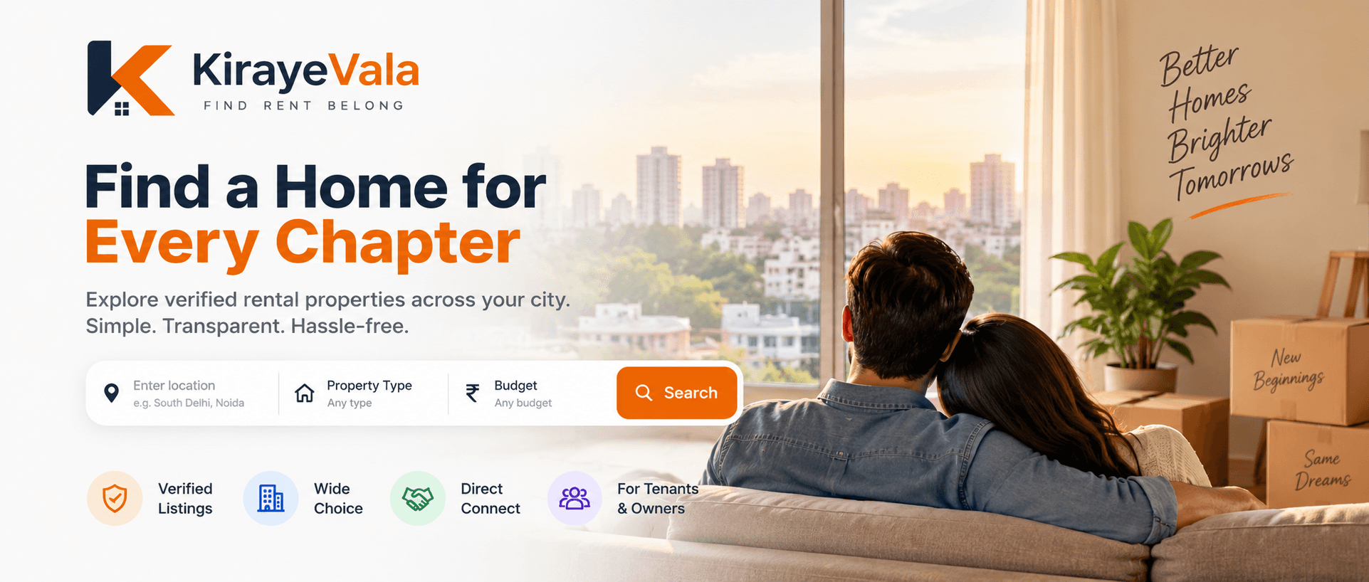 Find your rental home — comfortable homes in Delhi NCR, directly from owners.